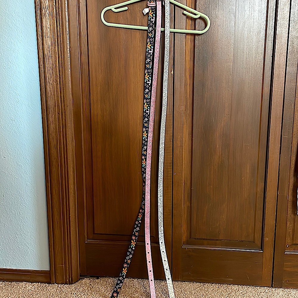 Three cute kids belts